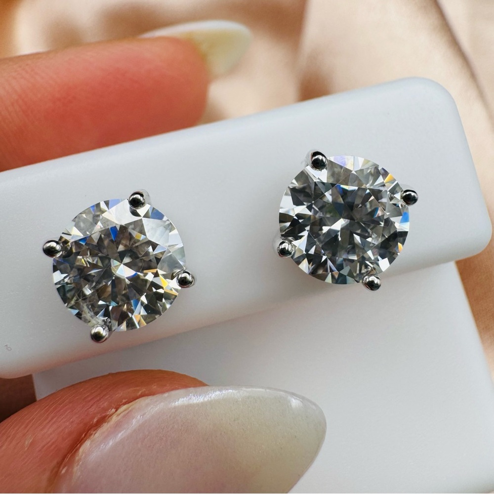 Elegant Silver Stud Earrings